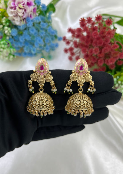 Charvi Brass Jhumka