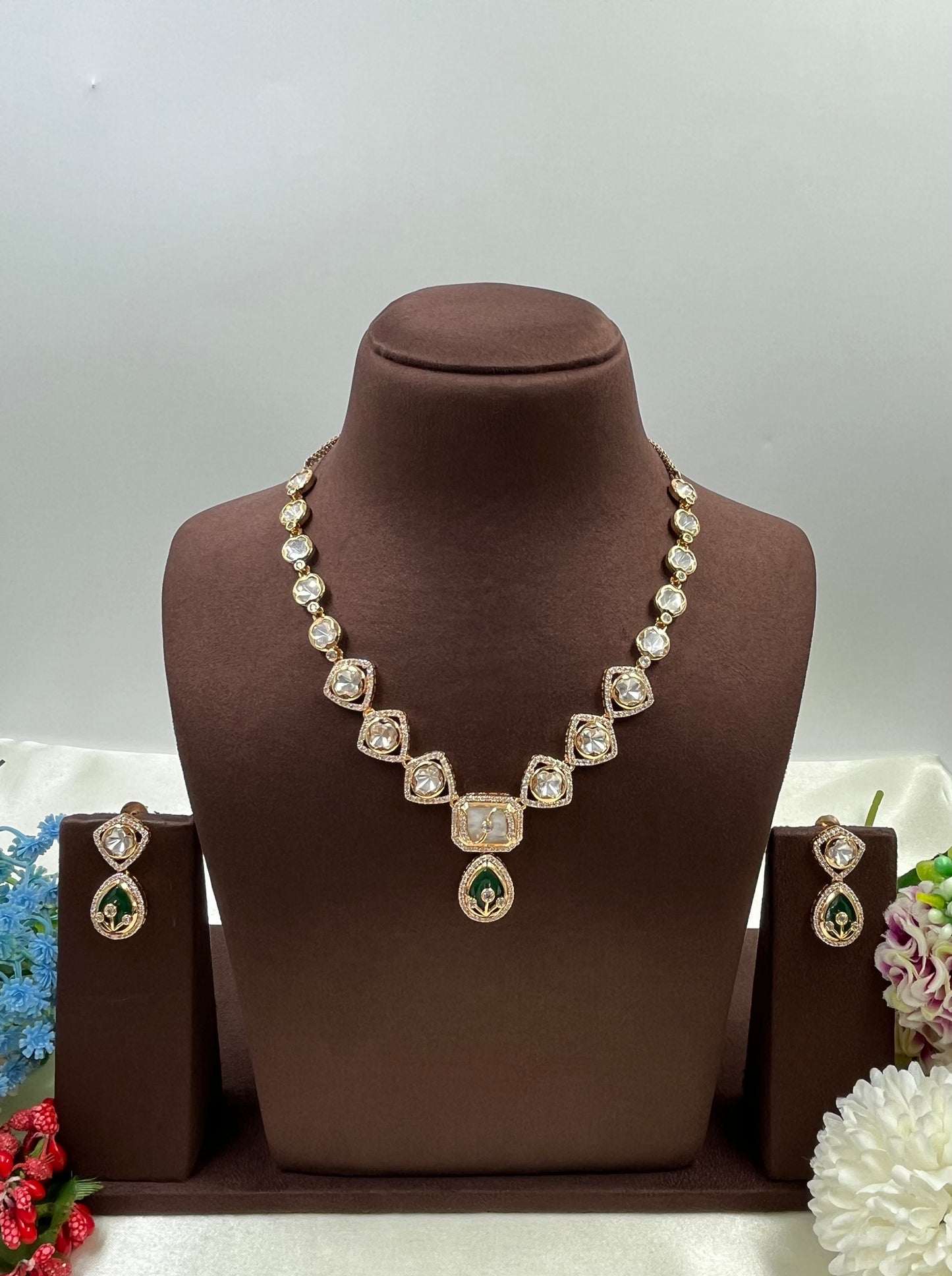 Prajakta Moissanite Delicate Necklace