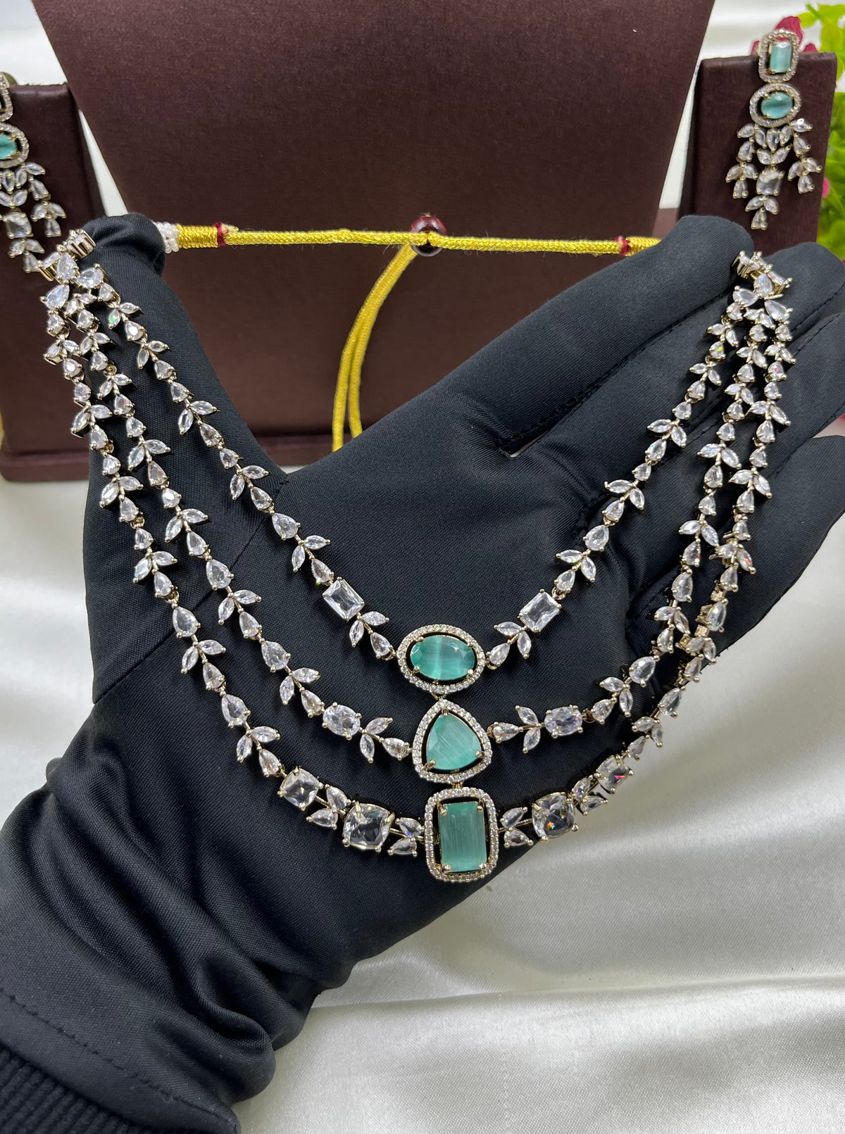 Victorian Triple Layer Necklace Set