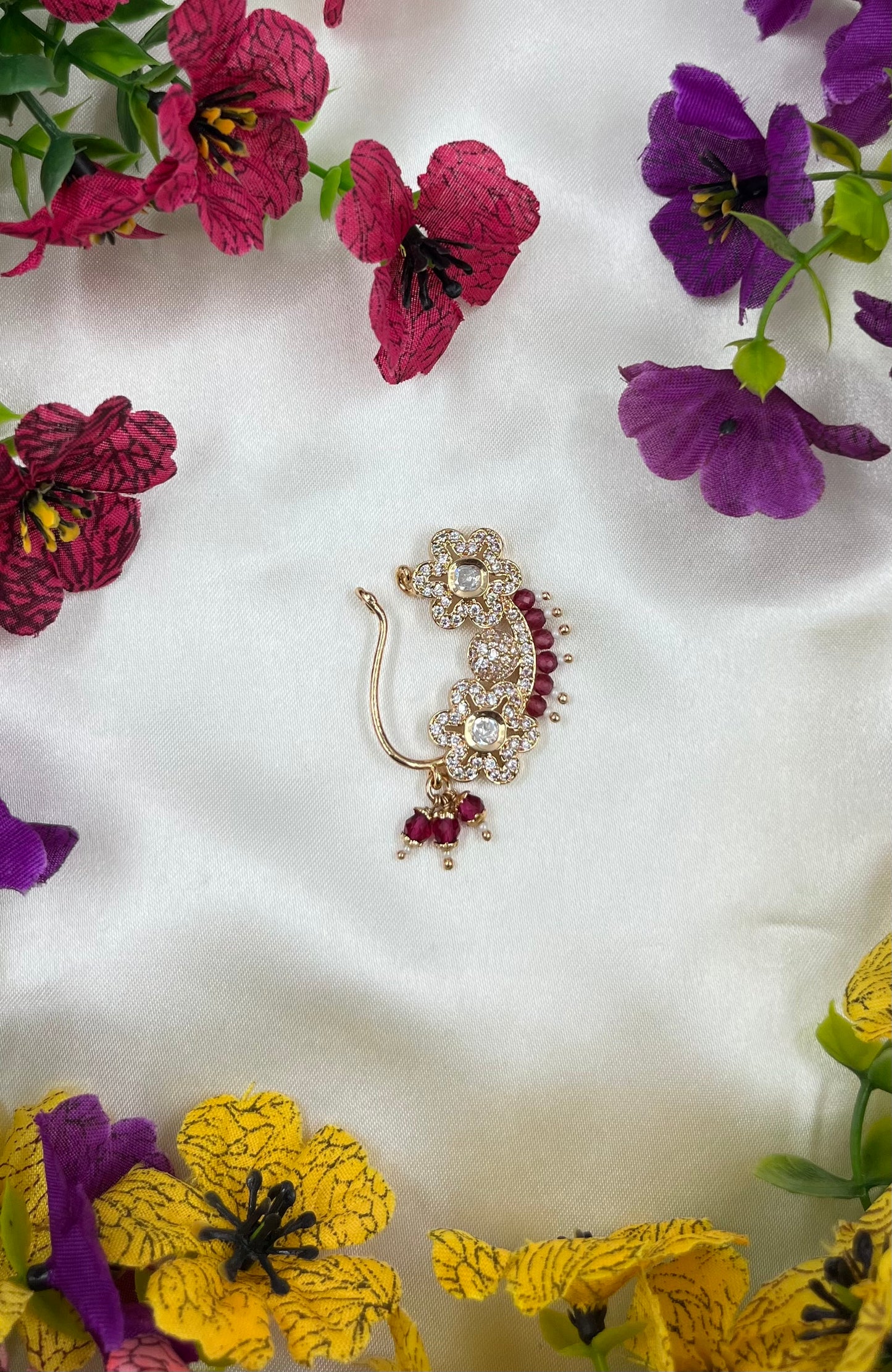 Smita Moissanite Nose Ring