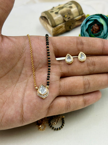 Kajal Moissanite Mangalsutra