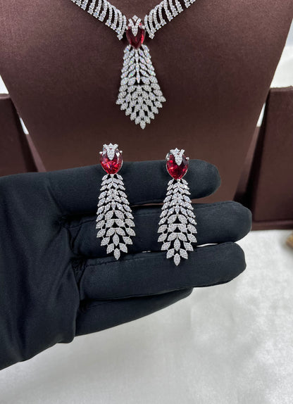 Rubina American Diamond Premium Necklace