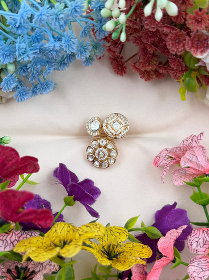 Swati Moissanite Ring (Adjustable)