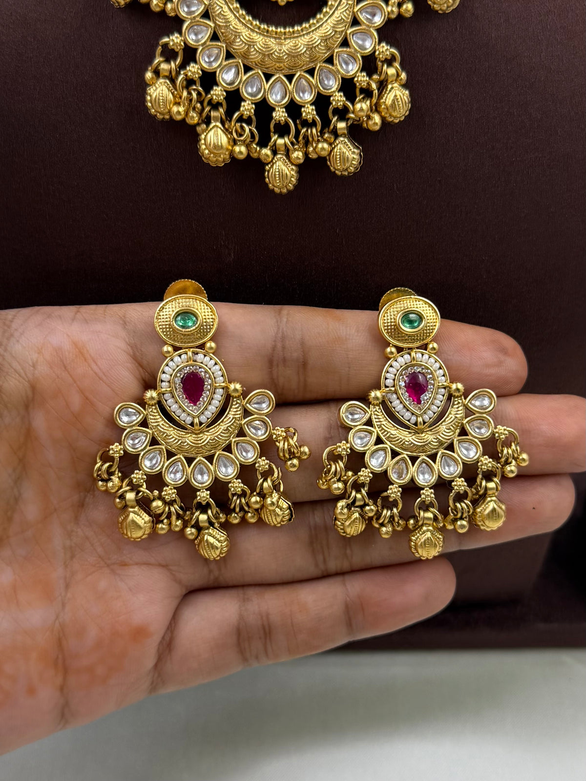 Pranavi Heritage Chorski Necklace Set