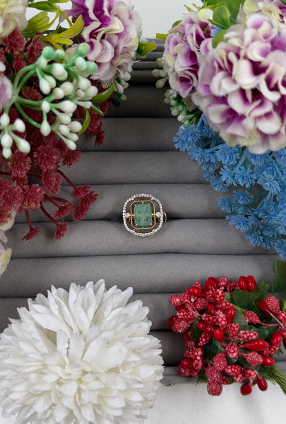 Aaratrika American Diamond Ring (Adjustable)