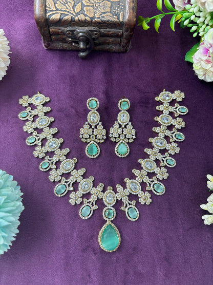 Era Regal Sparkle Victorian Necklace Set.