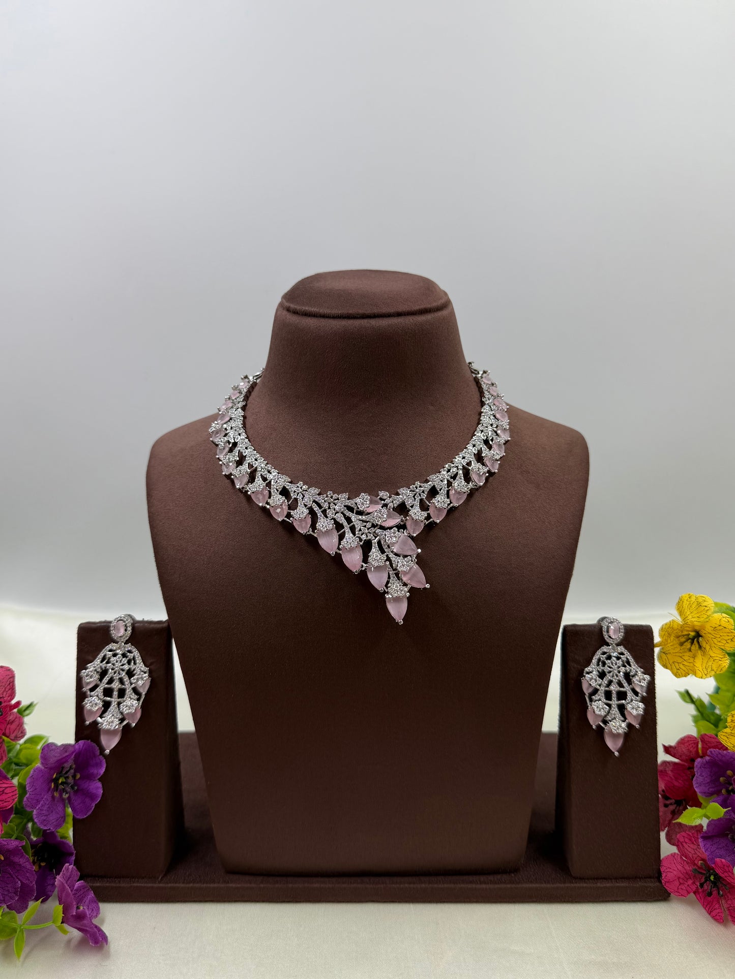 Shreya Premium American Diamond Necklace