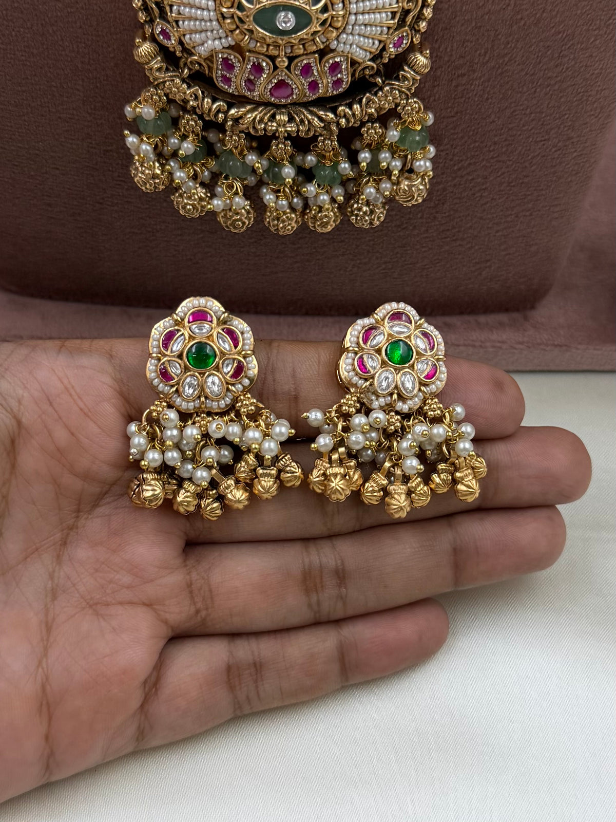 Netra Heritage Chorski Combo Necklace Set