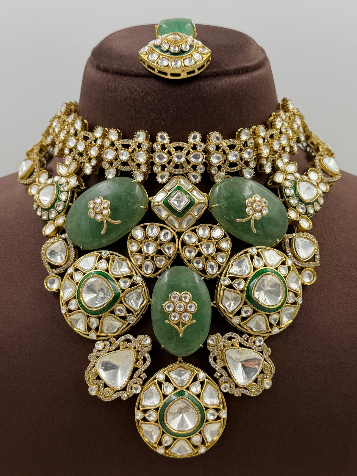 Rashmi Premium Jaipuri Kundan Necklace Set