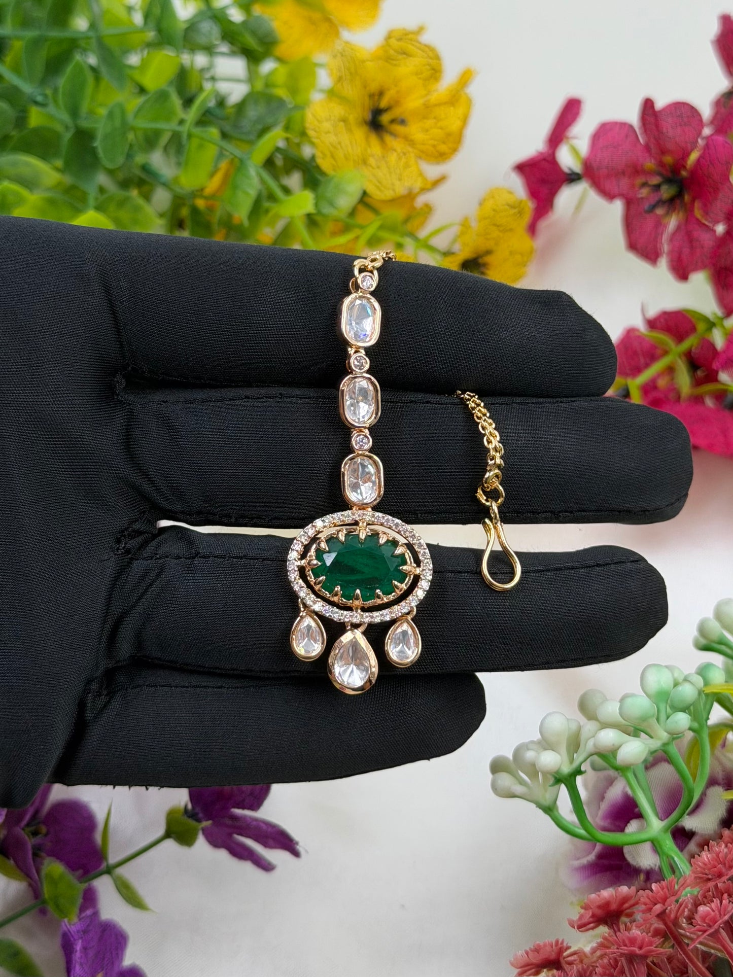 Tanvi Moissanite Mang Tika