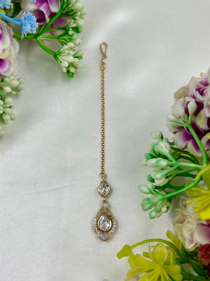 Disha Moissanite Mang Tika