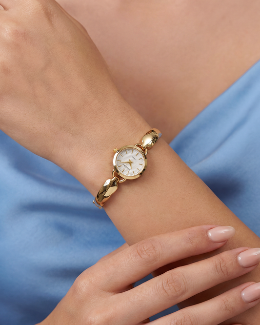 Namita Gold Stainless Steel Watch (Adjustable)