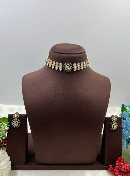 Zoya Moissanite Choker Necklace