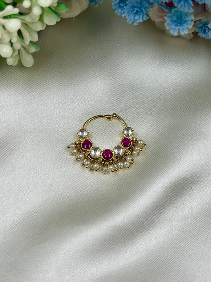 Manisha Moissanite Nose Ring