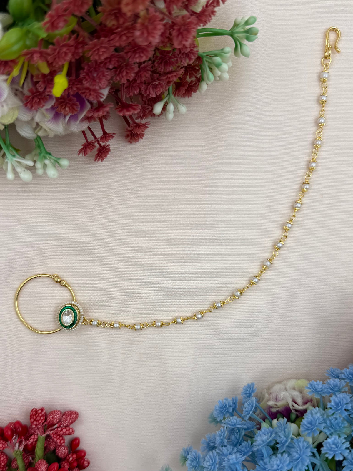 Nanda Traditional Indian Nose Ring