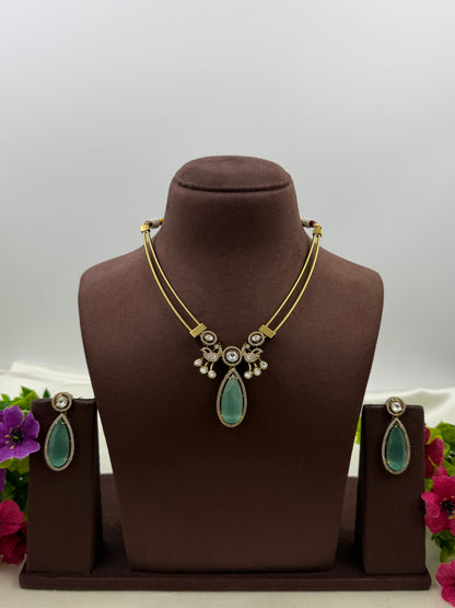 Ridhima Victorian Delicate Necklace Set
