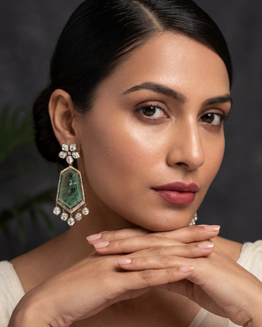 Zoe Victorian Moissanite Earring