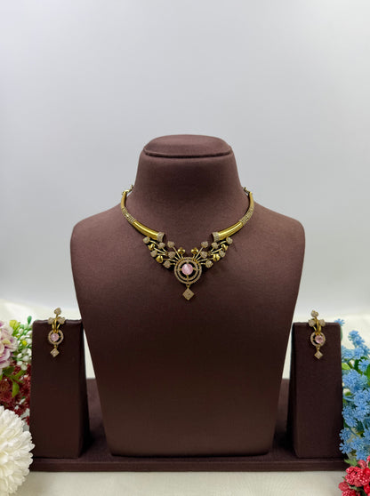 Arpita Traditional Victorian Hasli Necklace