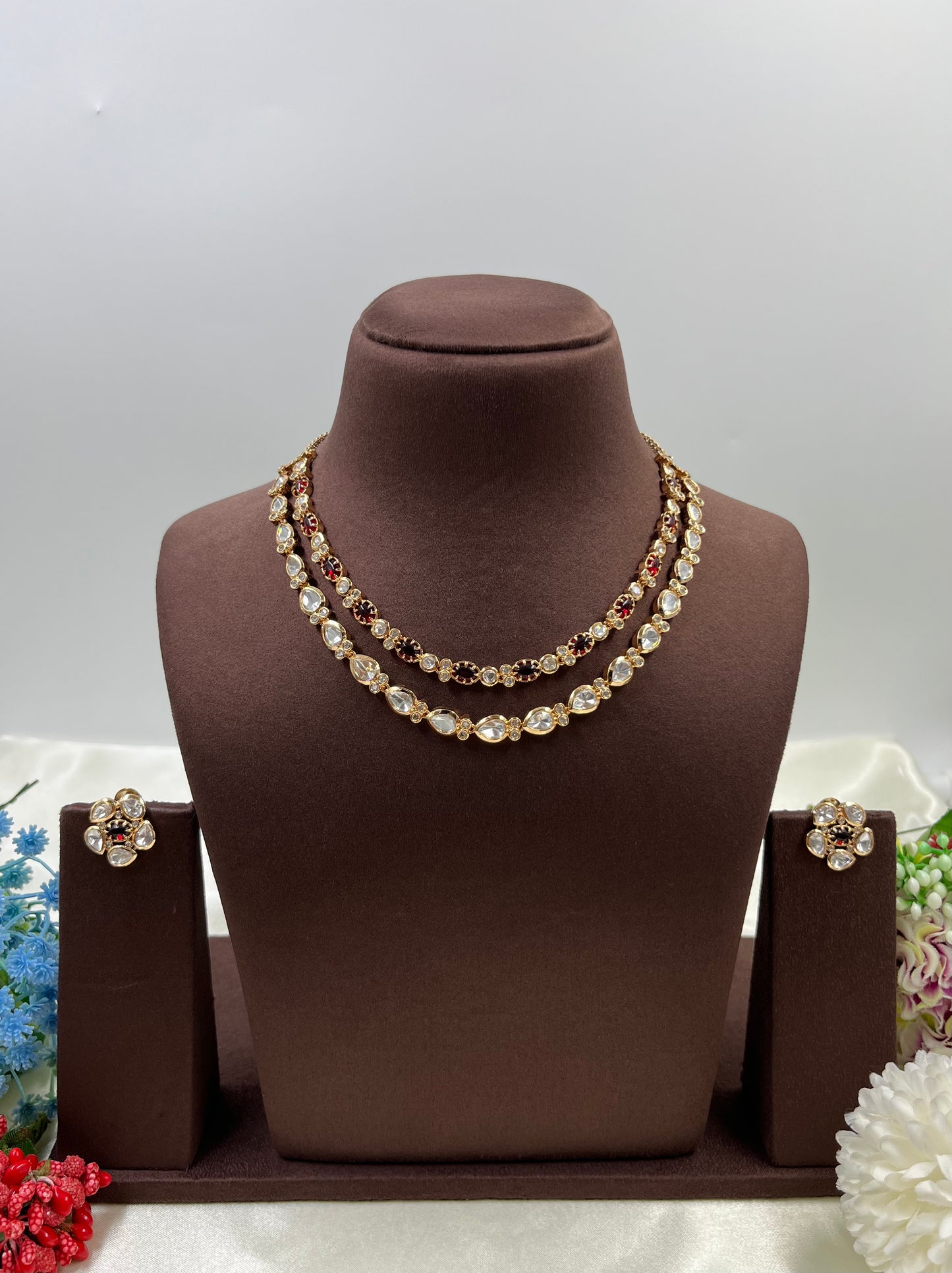 Madhavi Moissanite Delicate Necklace