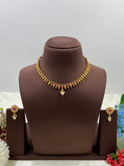 Nidhi Delicate Traditional Necklace
