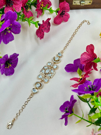 Rivaa Moissanite Bracelet (Adjustable)