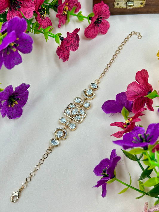 Rivaa Moissanite Bracelet (Adjustable)