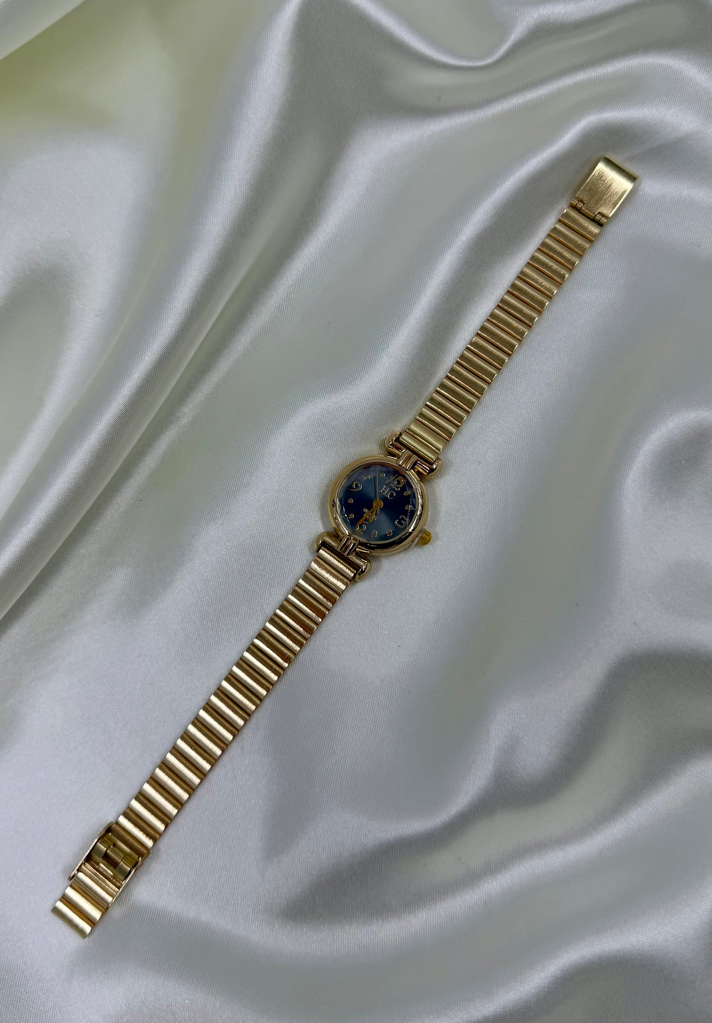 Tanvi Gold Stainless Steel Watch (Adjustable)