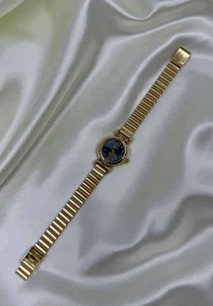 Tanvi Gold Stainless Steel Watch (Adjustable)