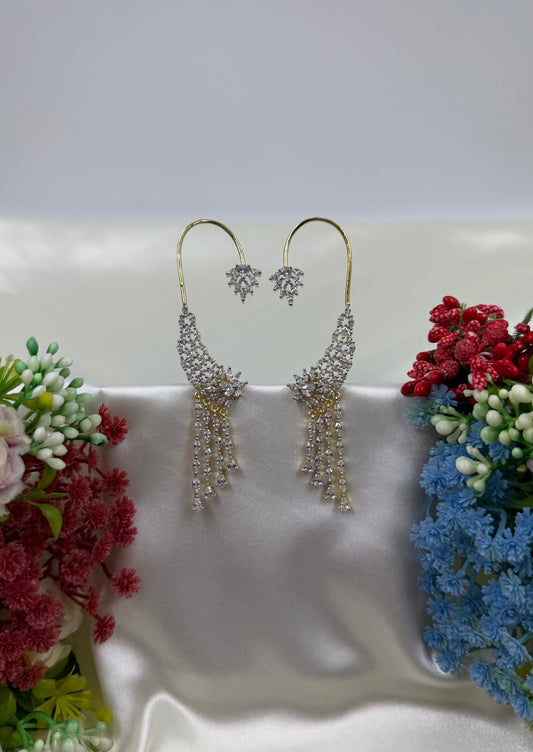 Chaitanya American Diamond Earcuff