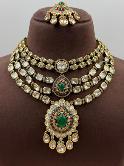 Reva Victorian Layered Necklace Set