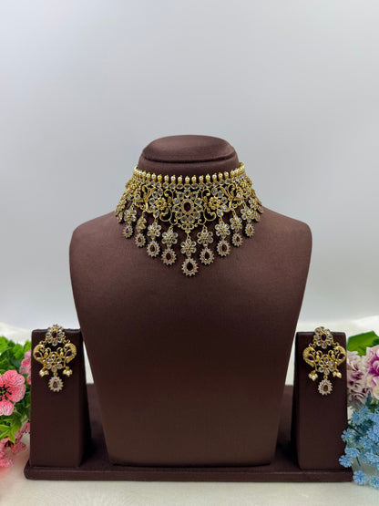 Alka Traditional Choker Necklace Set