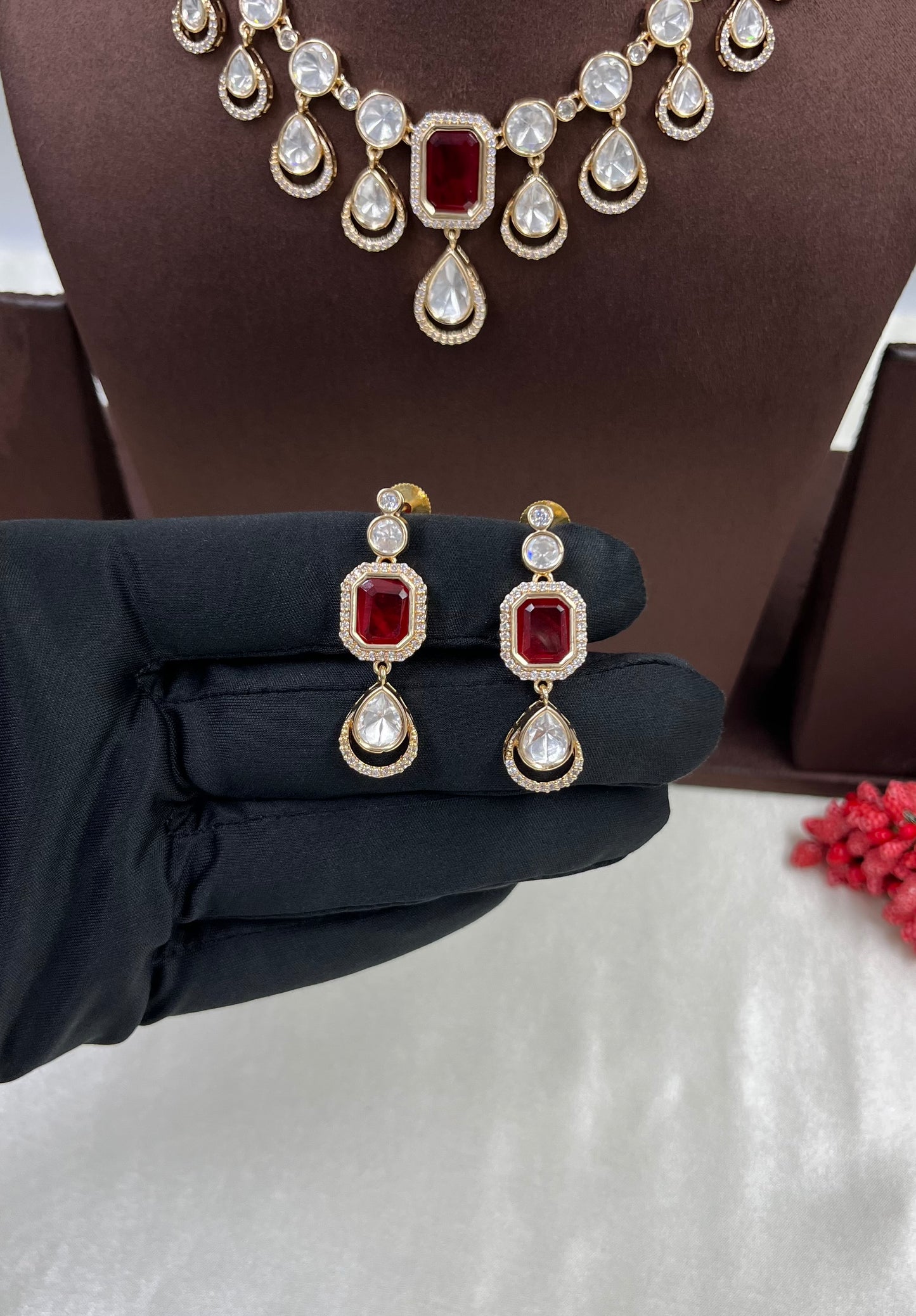 Tarabai Premium Moissanite Necklace