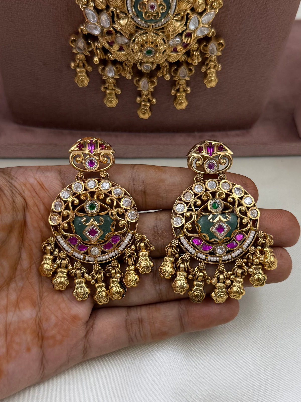 Navya Heritage Combo Necklace Set