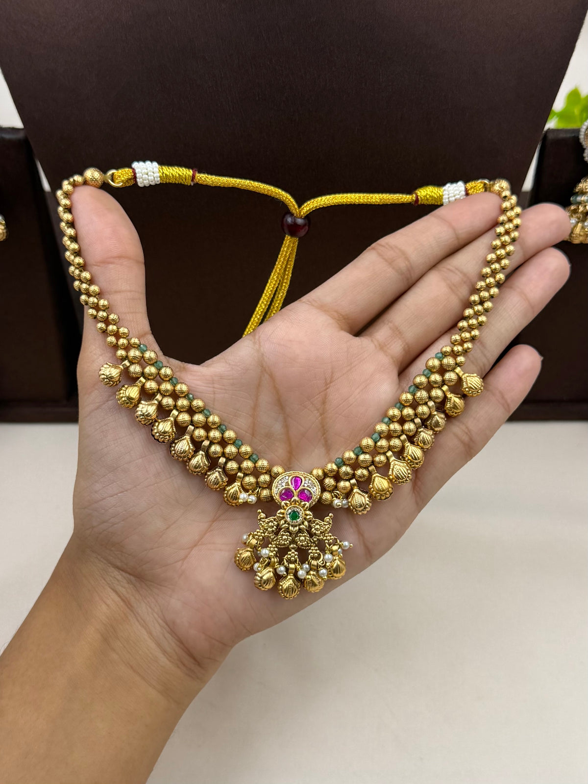 Pranisha Heritage Chorski Necklace Set