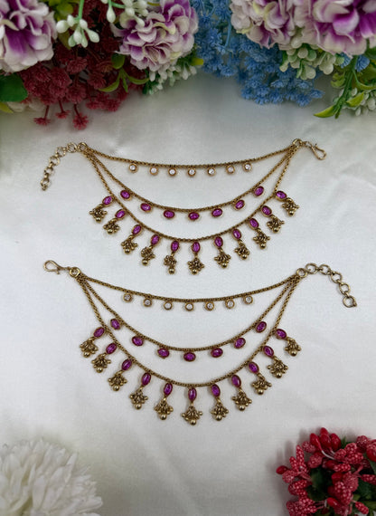 Vandana Heritage Ear Chain