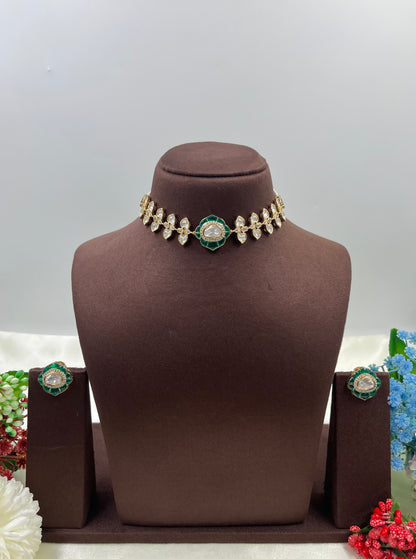 Bhumi Moissanite Choker Necklace