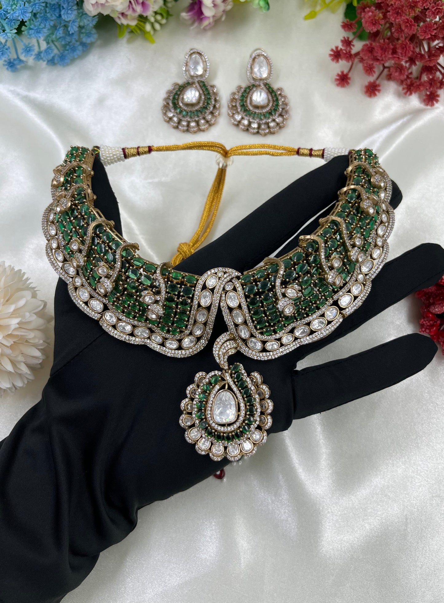 Diya Premium Kundan Necklace