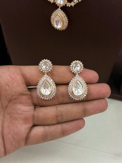 Preety Moissanite Necklace Set