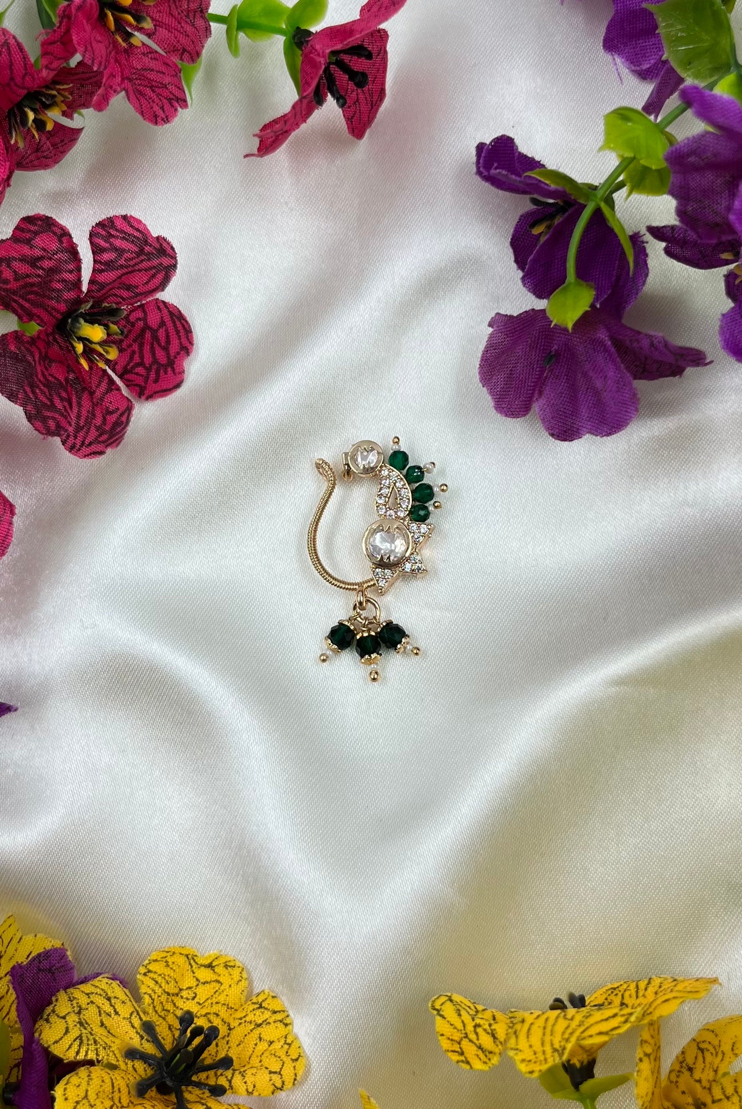 Anjana Moissanite Nose Ring