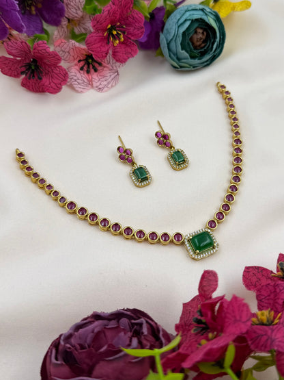 Purvi Victorian Delicate Necklace