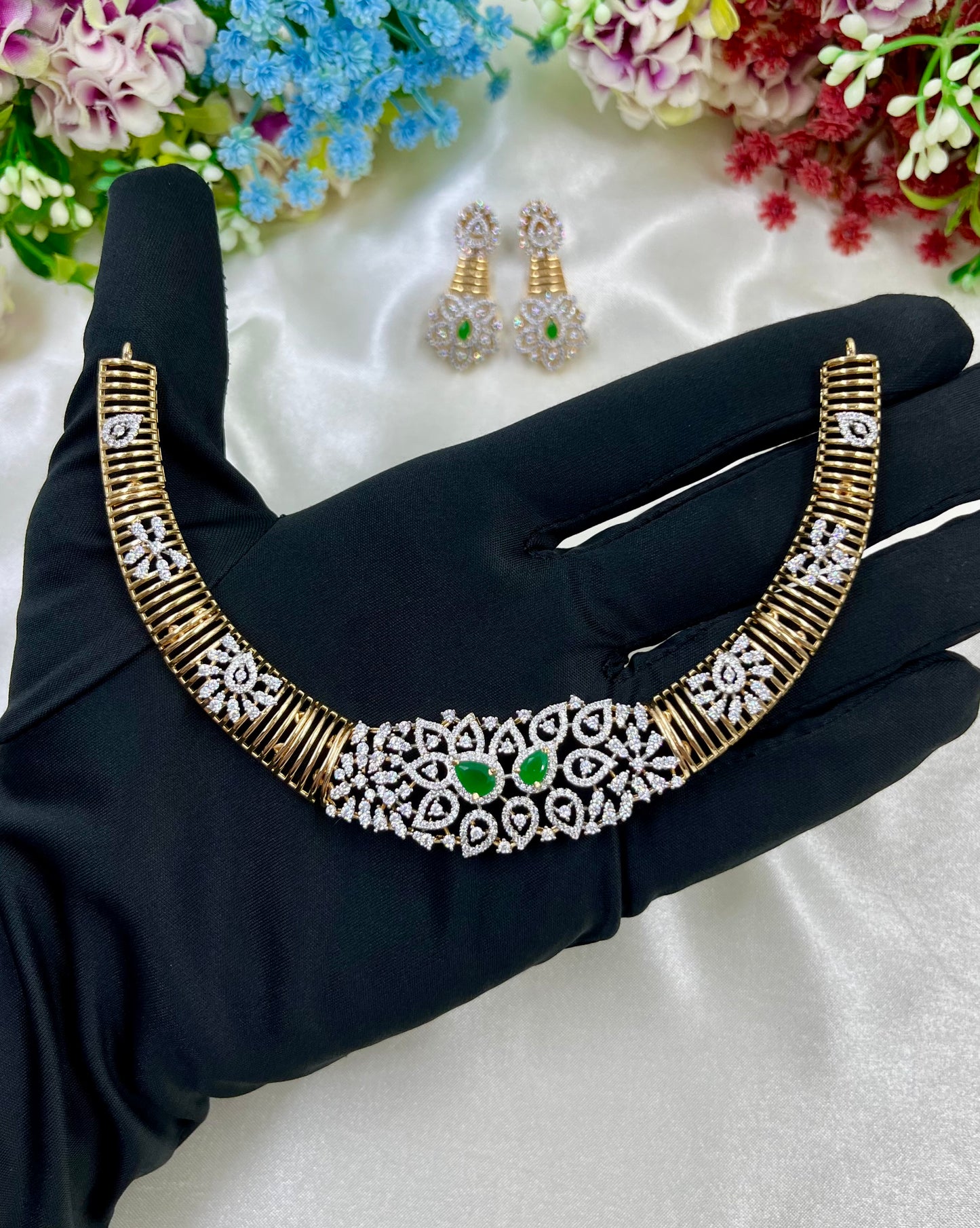 Nilu Traditional Micro Gold Necklace