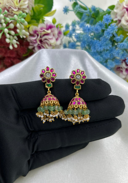 Padma Jadau Pachi Kundan Jumka