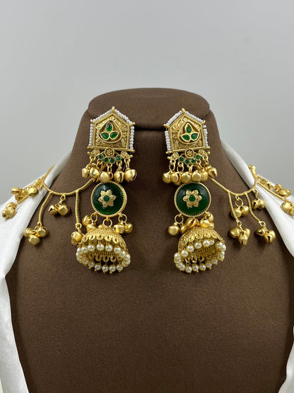 Dania Kashmiri Earing With Earchain