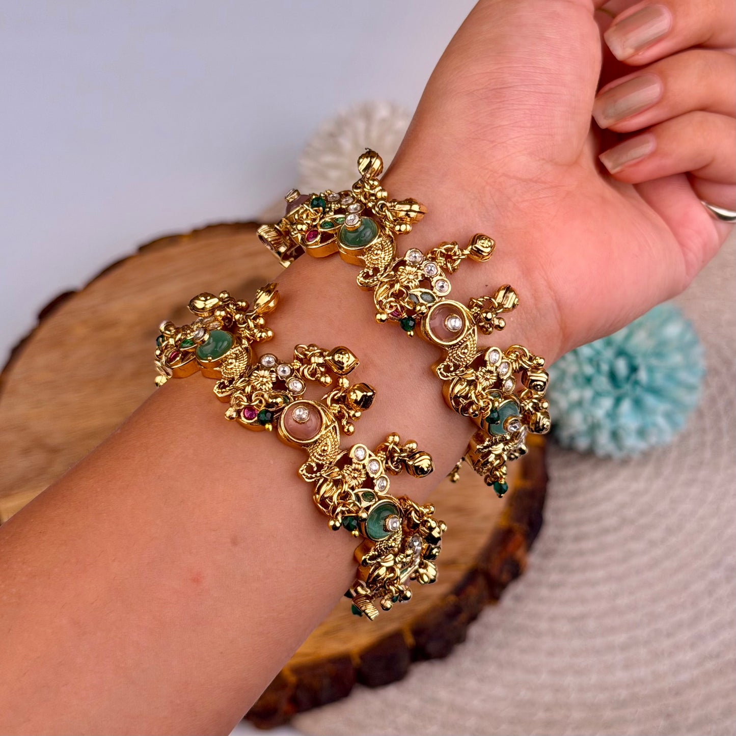 Nitya Heritage Pastel Bangles (Openable)