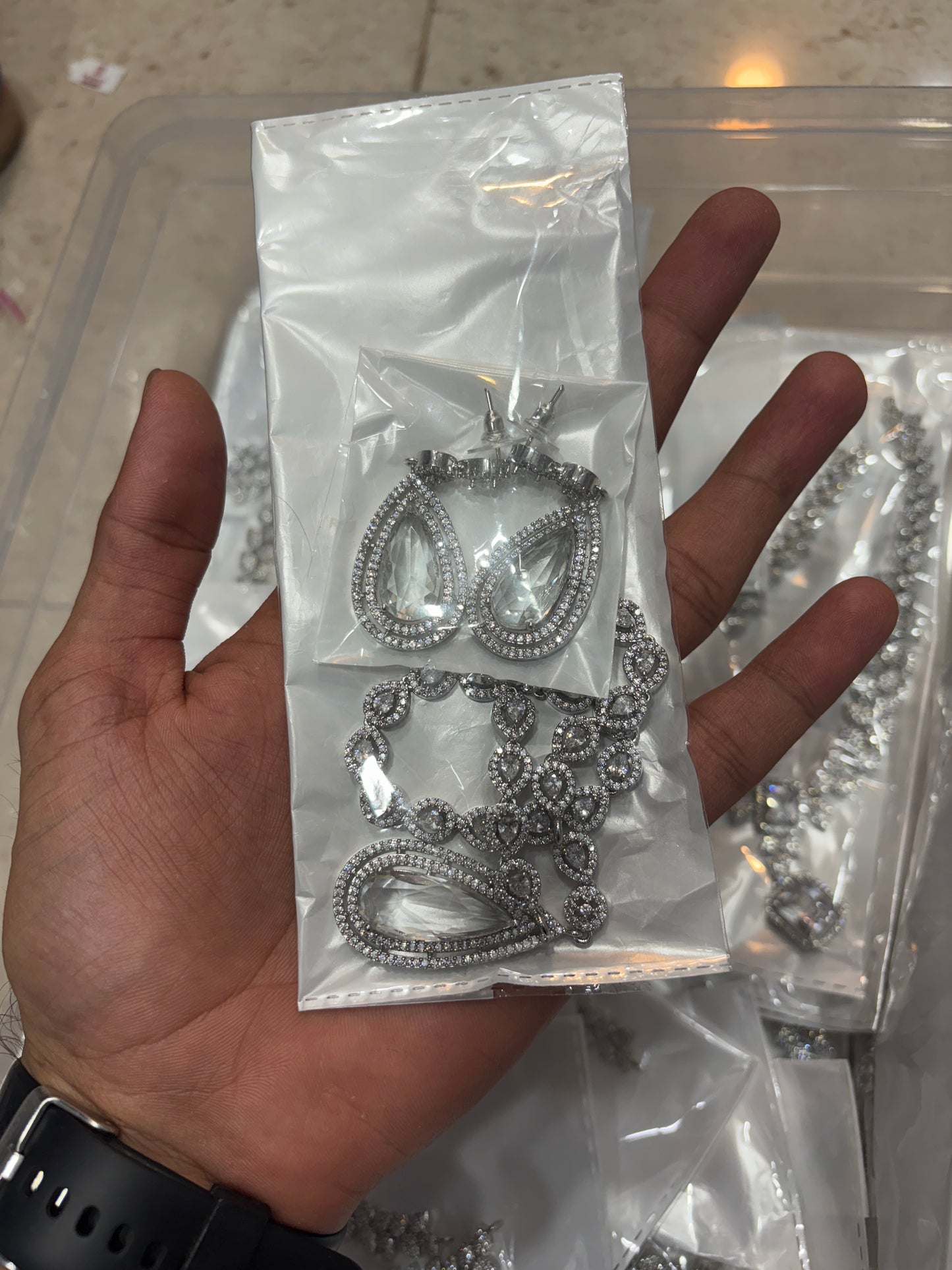 Zara Regal Drop Necklace Set