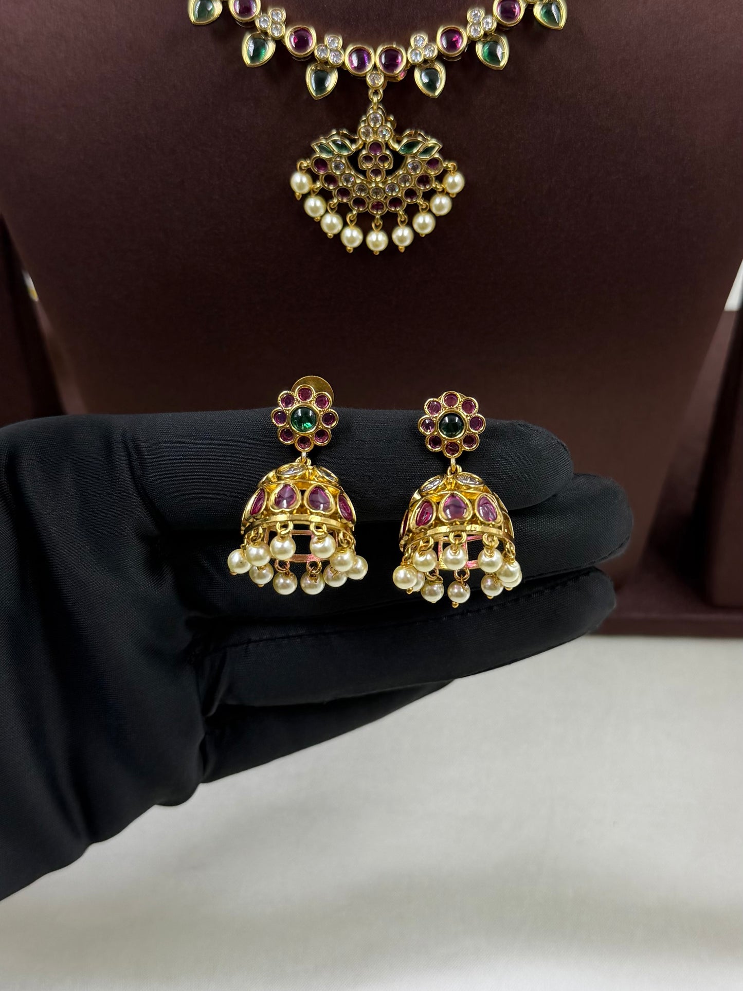 Madhavi Traditional Hasli Necklace