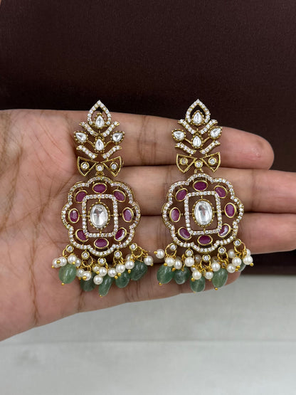 Saanvi Rose Victorian Choker Necklace Set
