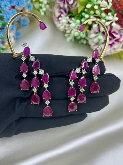 Kaira Dangling American Dimond Earrings