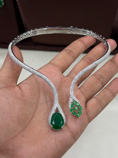 Julie American Diamond Necklace Set