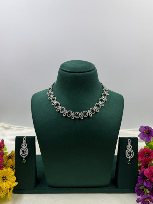 Poorva American Diamond Necklace